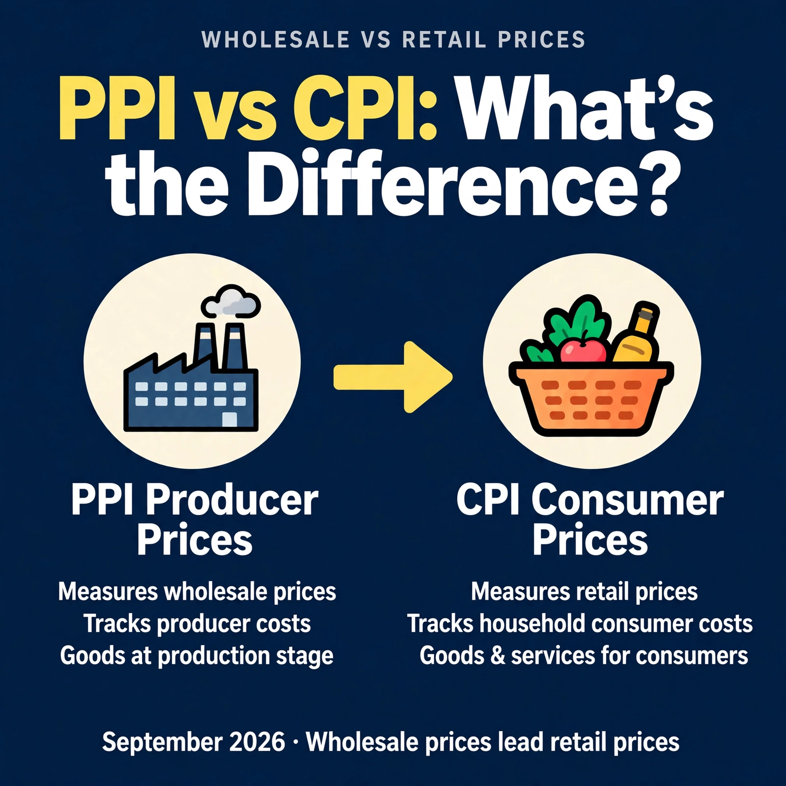 PPI vs CPI comparison