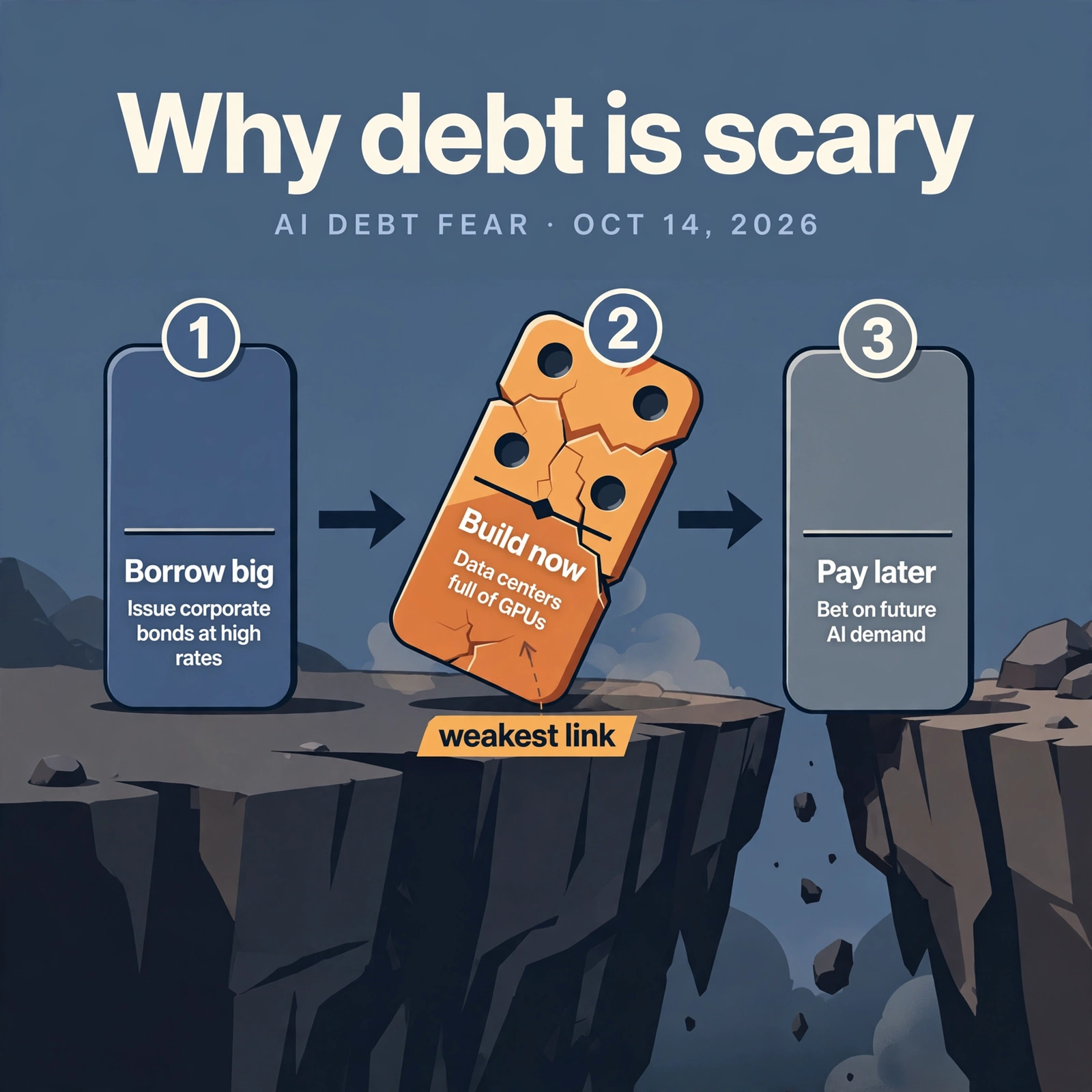 Diagram of the AI debt structure