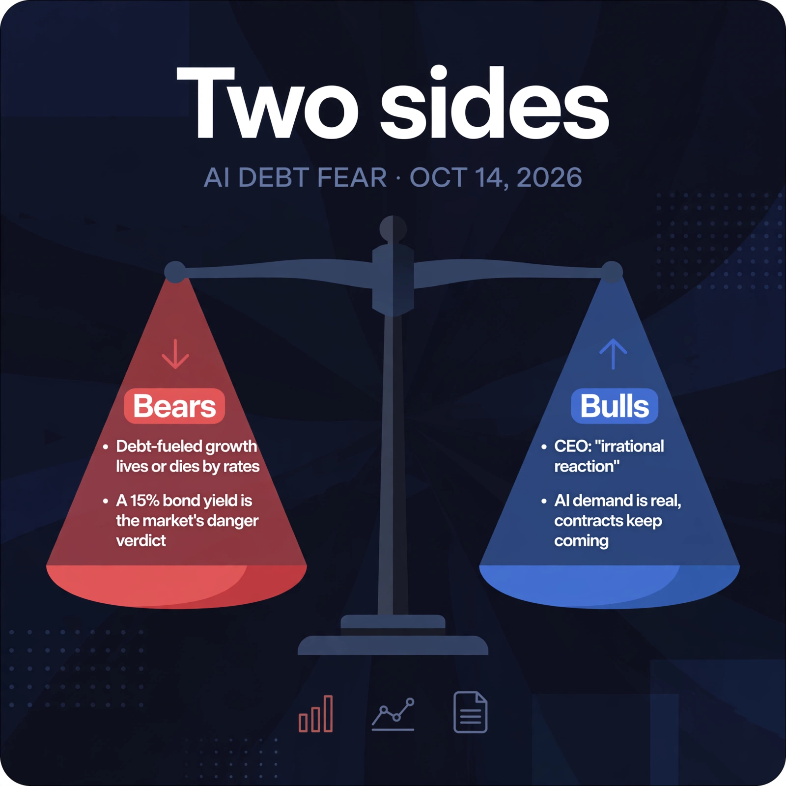 Bull vs bear on the AI debt fear